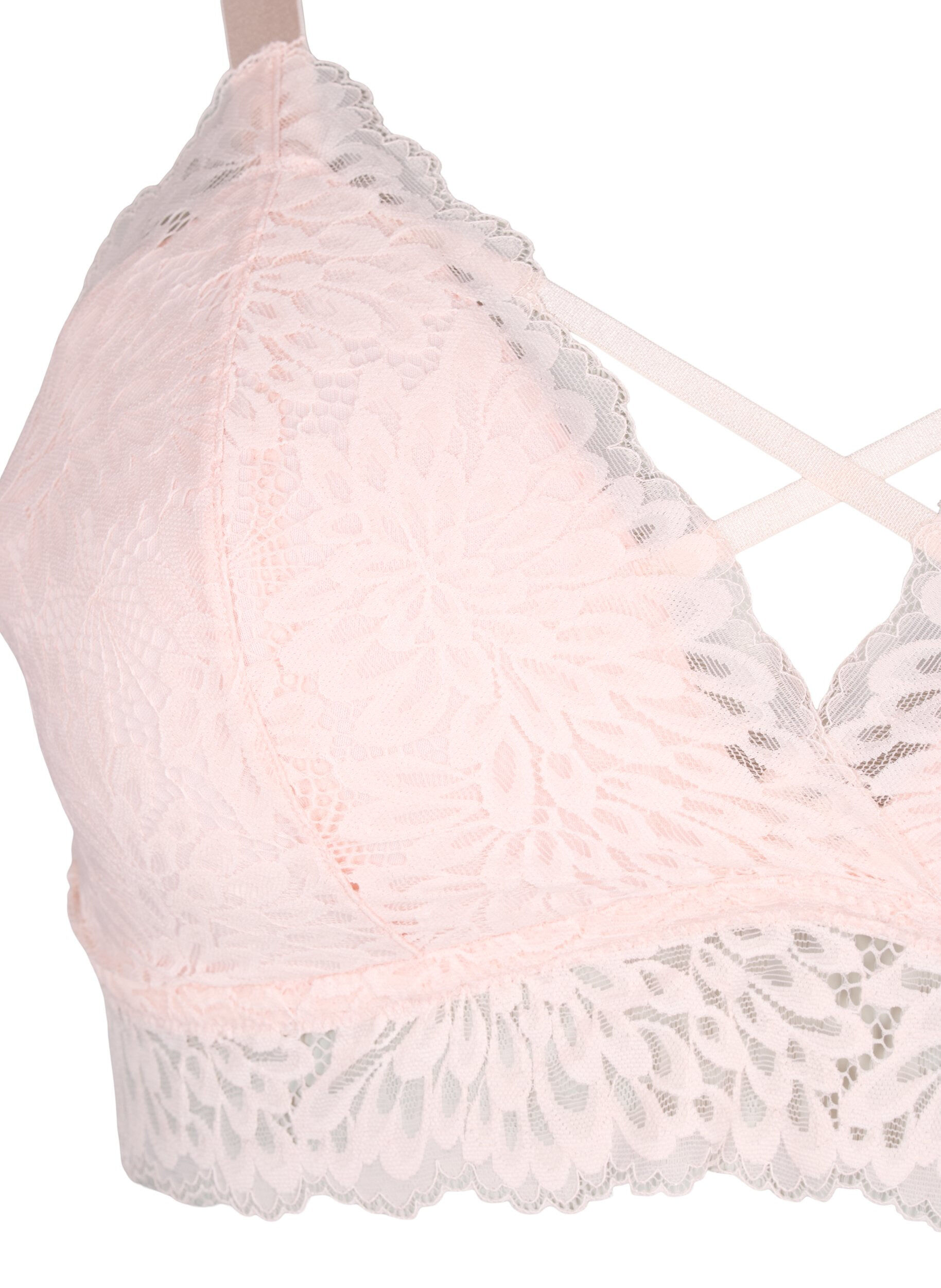 Bralette med stringdetalje og blød vattering