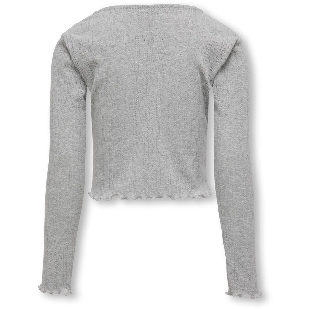 Køb kids ONLY Light Grey Melange Carlotta Top