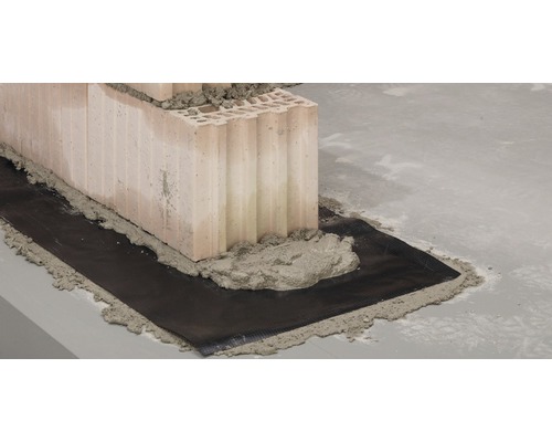 EPDM vochtwerende laag 20 m x 15 cm x 0,5 mm