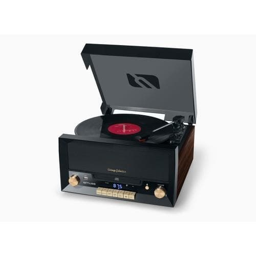 MT-112 W Pladespiller Mikrosystem FM BT CD USB Retro
