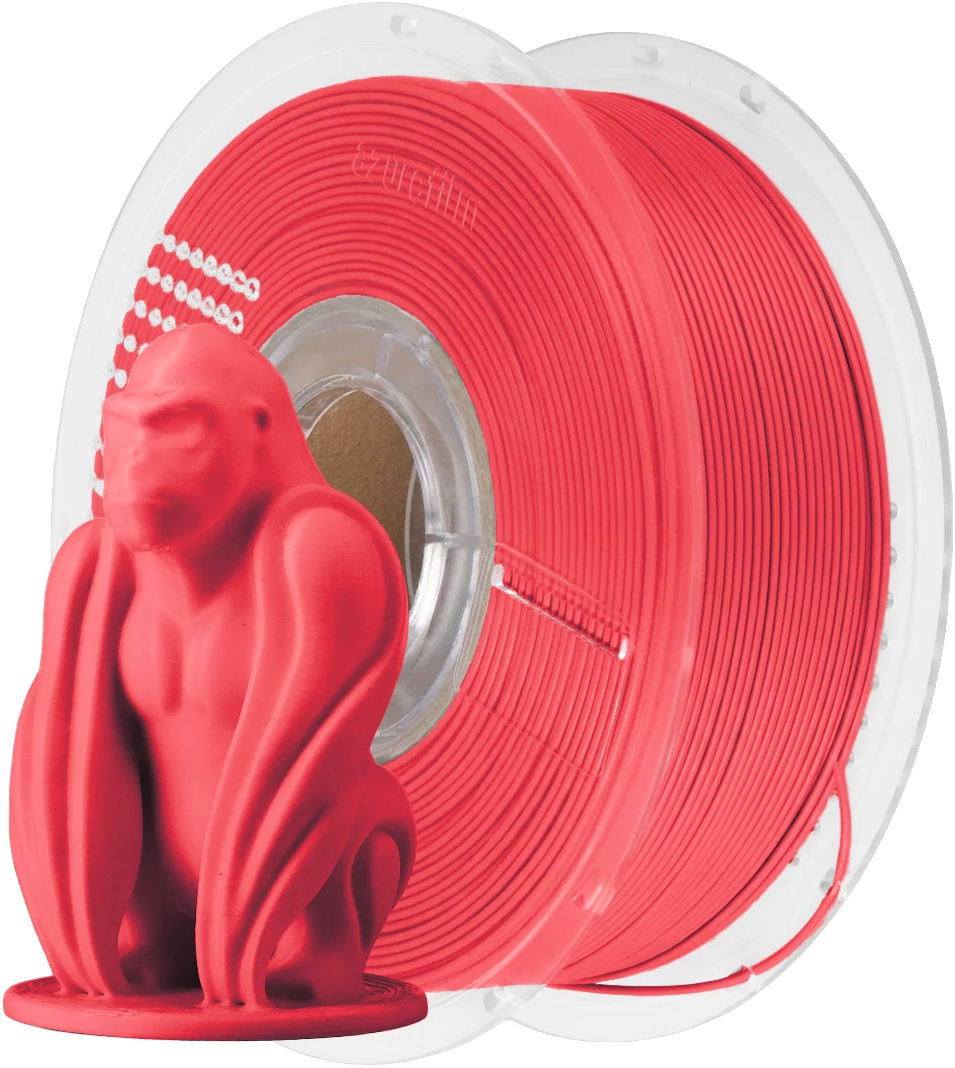 AzureFilm  PLA Coral Red, 1,75 mm / 1000 g    Hochwertiger Druck mit guten mechanischen Eigenschaften in Coral Red