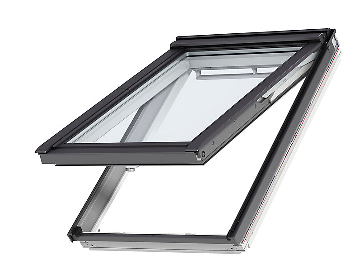 Fenêtre de toit à projection VELUX Confort Whitefinish - bois peint en blanc L. 78 x H. 98 cm (GPL 2076 MK04)
