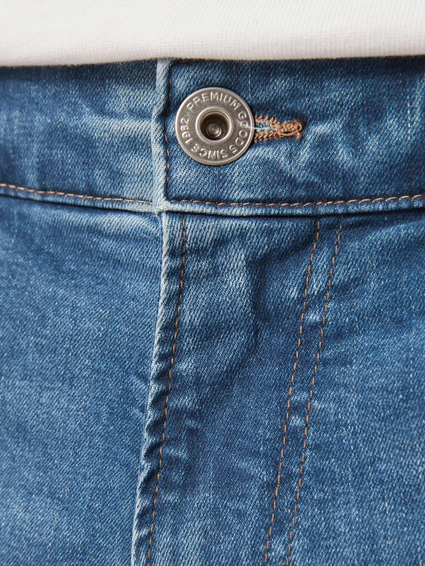 Lichtblauw - Enkele - Skinny fit klassieke stretchy jeans