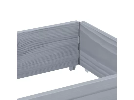 Jardinière bac lit surélevé bois marron 150 x 50 x 60.5 cm 02_0037435