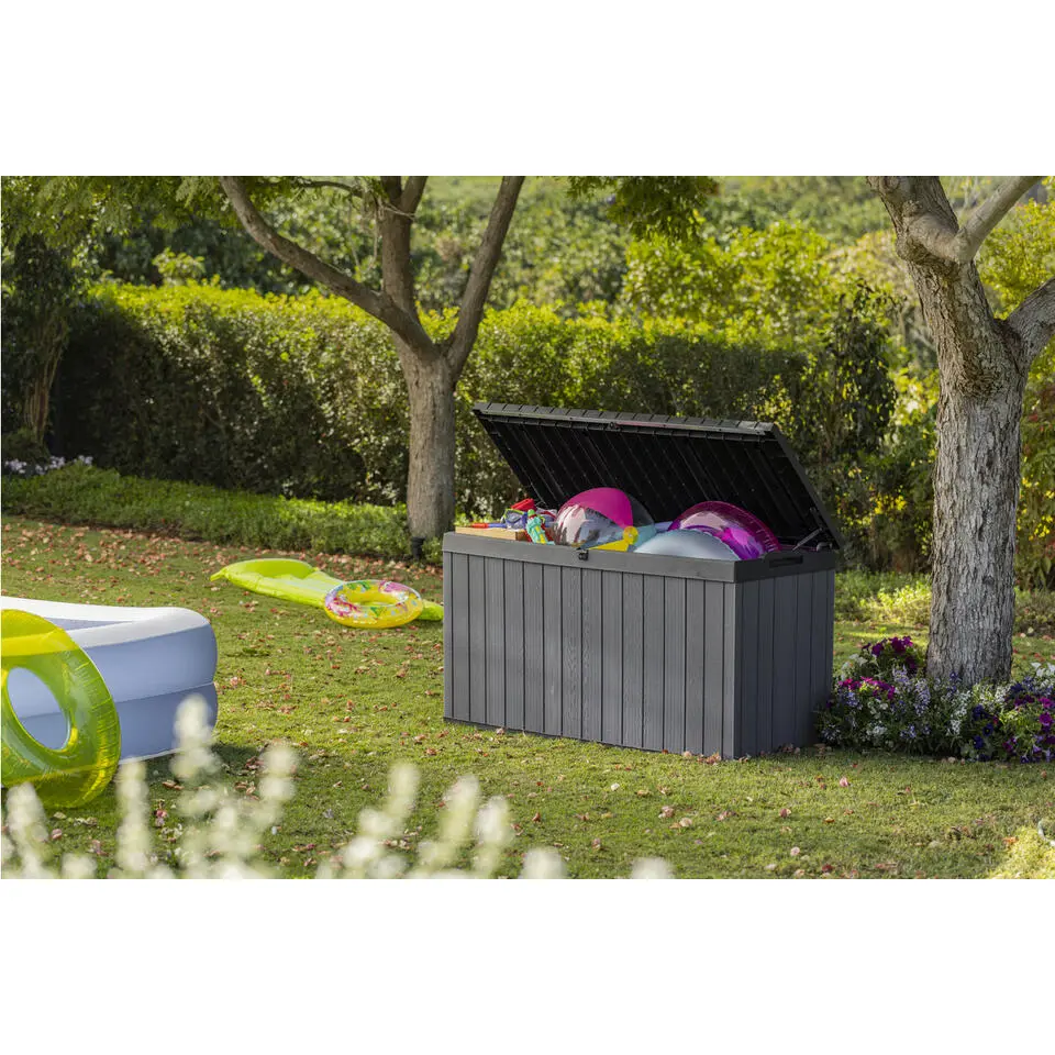 Keter Darwin Opbergbox - 570L - 142.5x65.5x78.2cm - Grijs