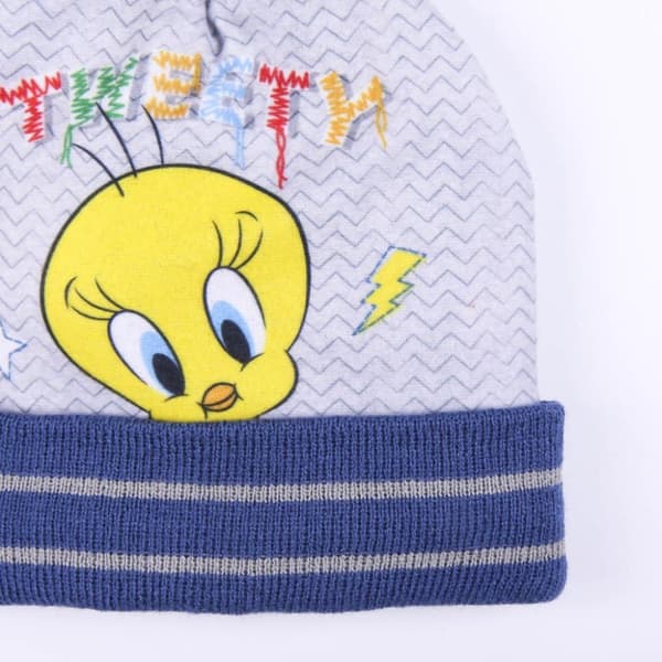 Looney Tunes Tweety barnmössa och vantar-set