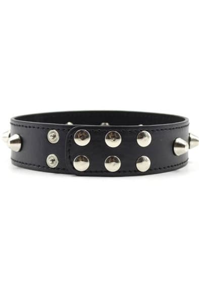 Spikes Collar Black
