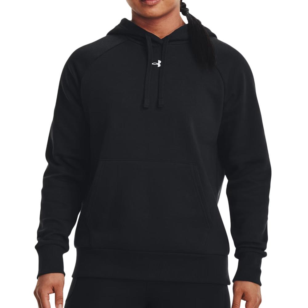 Under Armour Sweat à Capuche Noir Femme Under Armour Rival Fleece 1379500