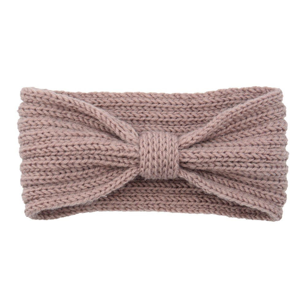 Damen Stirnband Strick Accessoire Bandana mit Knoten (One Size) - Rosa