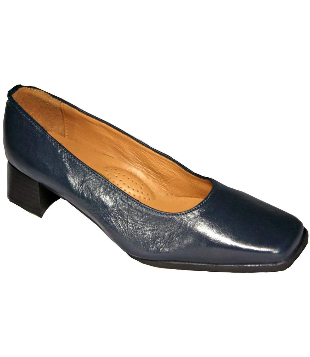 Amblers Walford - Escarpins larges en cuir - Femme (Bleu marine) - UTFS217