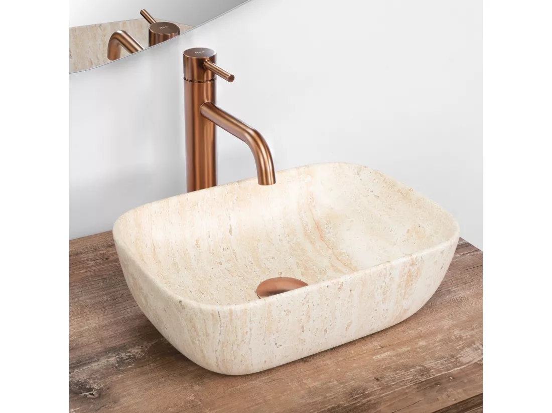 Vasque À Poser Rea Belinda Mini Beige