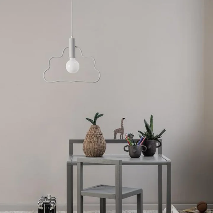 Ferm Living - Birnenförmiger Aufbewahrungskorb H 30 cm, natur / grün