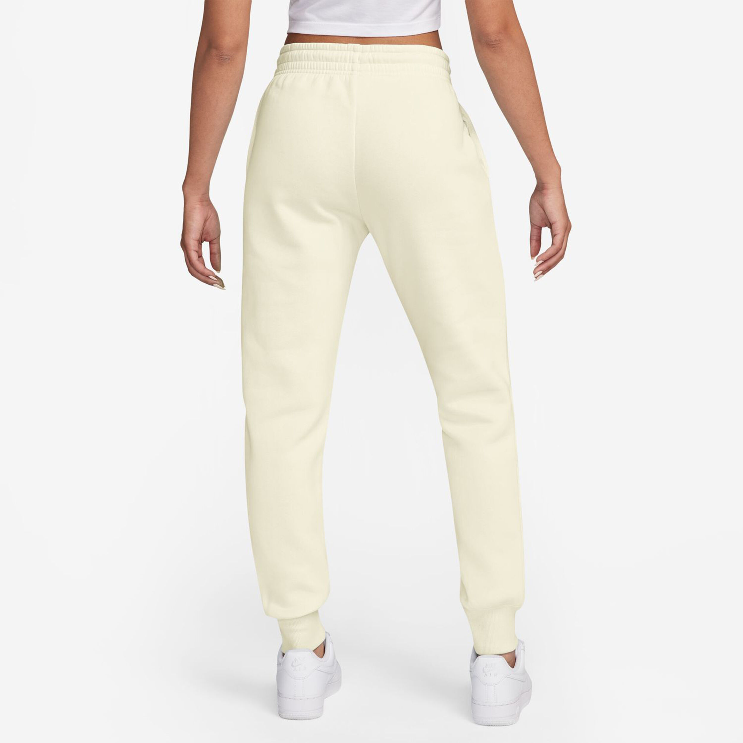 Nike Phoenix Fleece Pantalon Survêtement Femmes - Crème , Noir