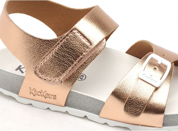 Kickers nu pieds enfant sunkro fille rose