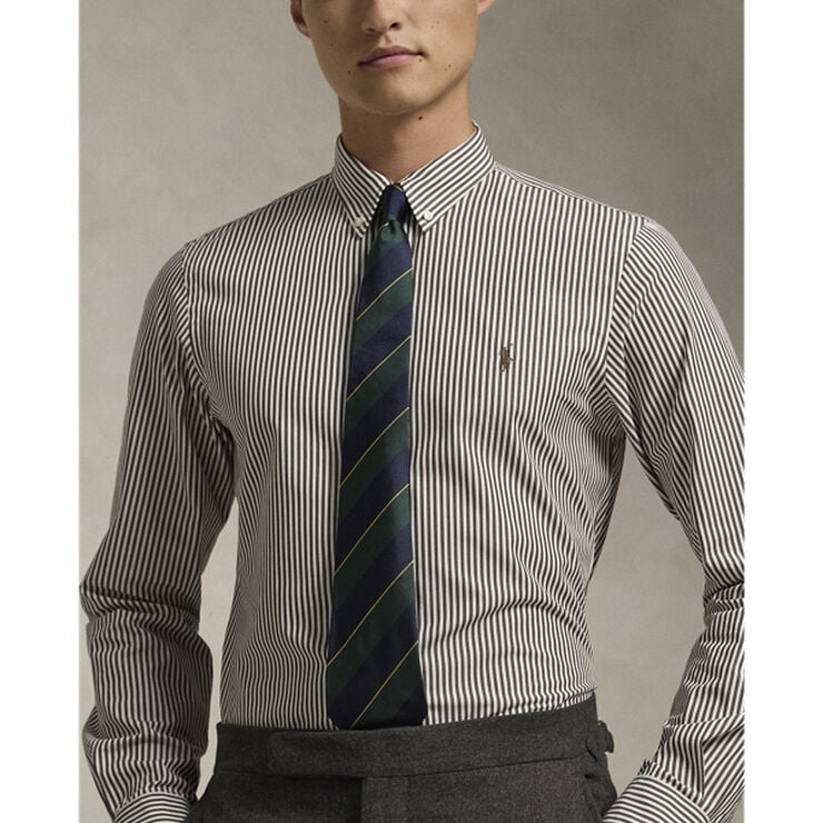 Polo Ralph Lauren 50/1 BISTRCH POPLIN-SLBDPPCS 4655p cooper brown/white