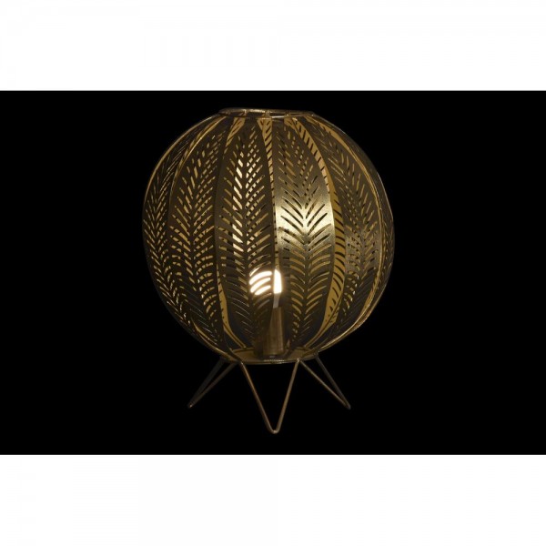 Lampe de bureau volets doré métal (34 x 34 x 39 cm)