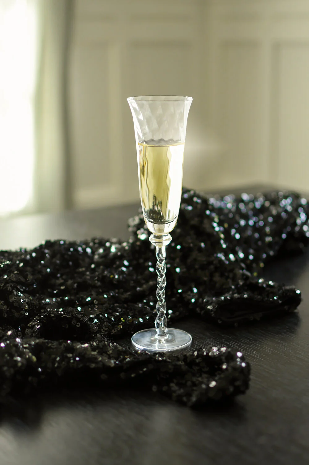 Bahne Interior  Champagneglas, klar - H26 cm.