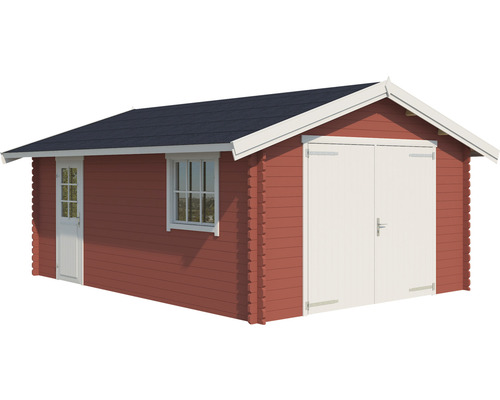 Enkele garage Outdoor Life Yarik 380 x 540 cm Zweeds rood