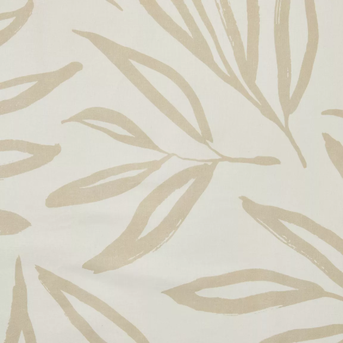 Nappe rectangulaire coton enduit (150 x 350 cm) Galice Beige