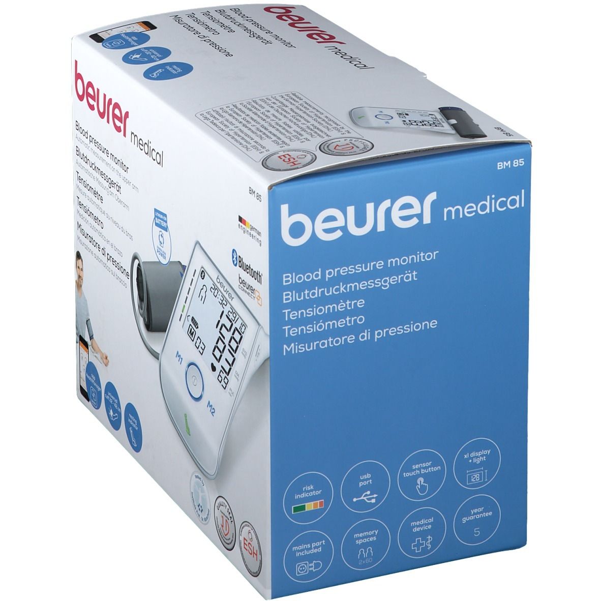 beurer BM85 Oberarm-Blutdruckmessgerät