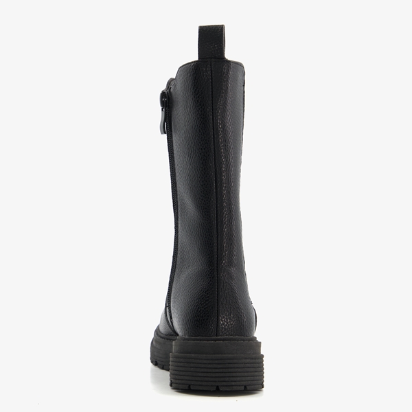 Blue Box hoge meisjes chelsea boots zwart