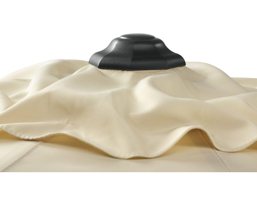 Schneider Orlando parasol Ø 270 H 250 cm, polyester 180 g/m², naturel