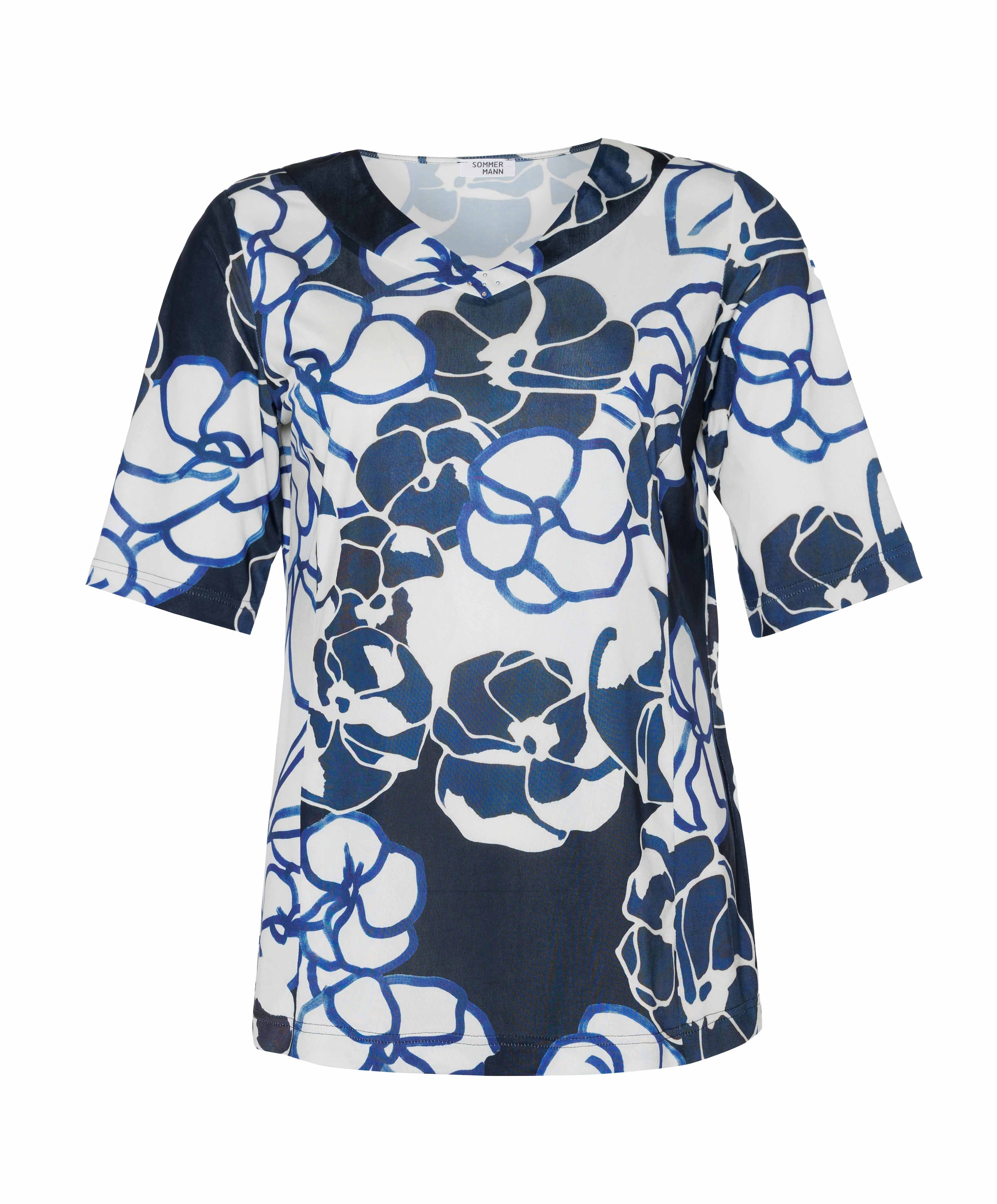 Sommermann Dames T-shirt blauw