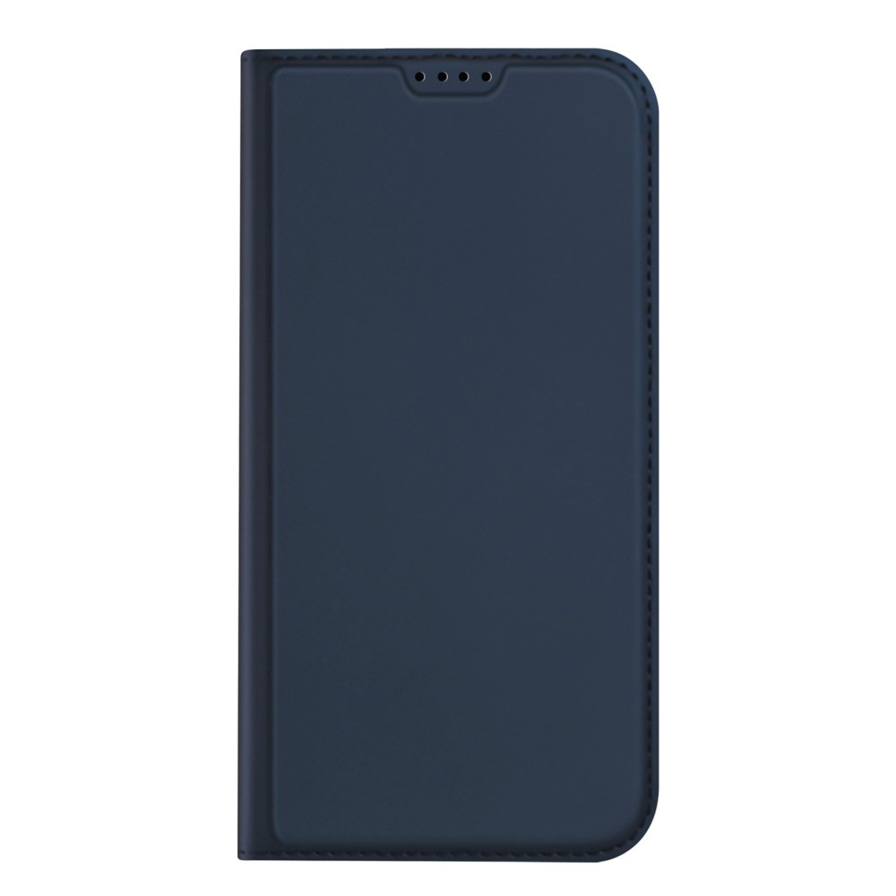 iPhone 15 Pro Max Wallet Cover Leder Tasche - Dunkelblau