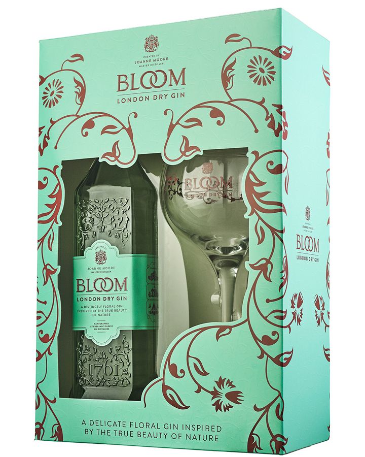 Bloom Gin Cadeaupakket met Glas 70 cl