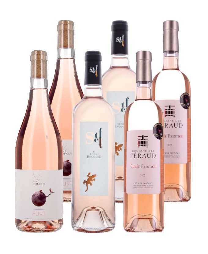 100% Rosés 100% Bio - 6 bouteilles