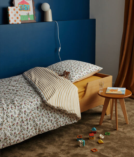 Housse de couette et taie pour enfant imprimés fruits