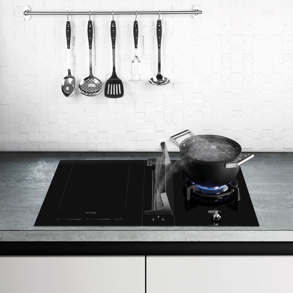 PV331CN innbygget komfyr, 30 cm, svart