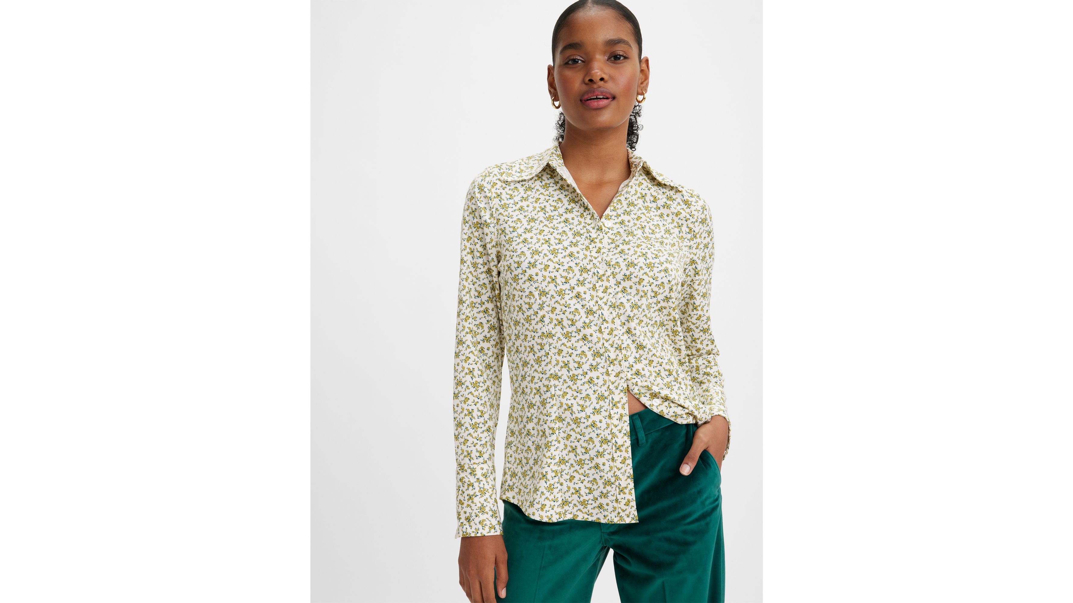 Blouse Maeve - Elodie Floral Moss - Multicolore