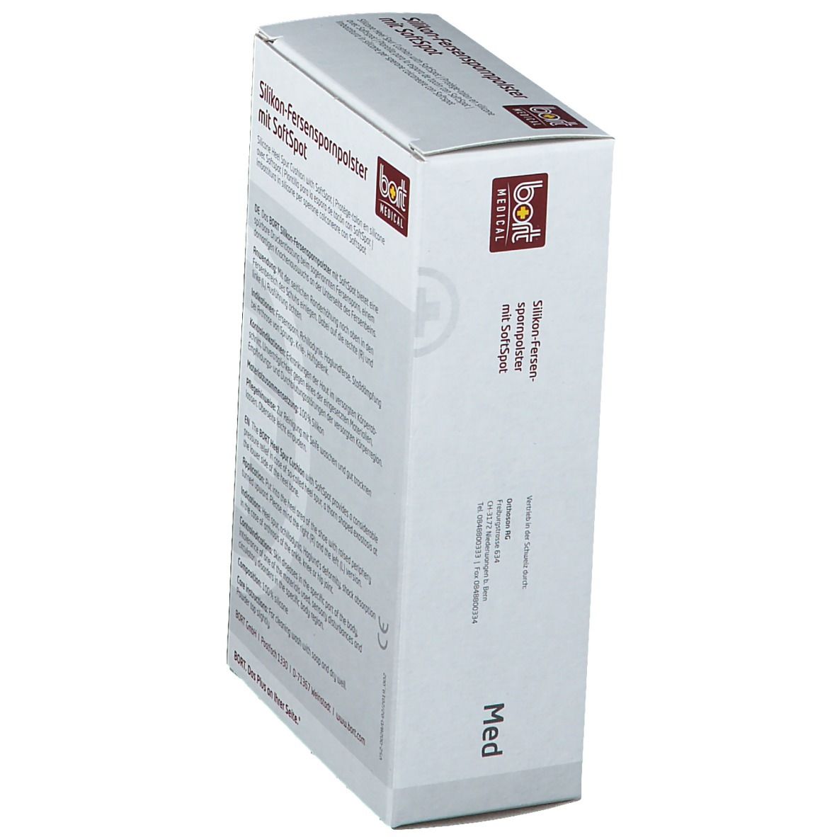 BORT Silikon-Fersenspornpolster mit SoftSpot Gr. S