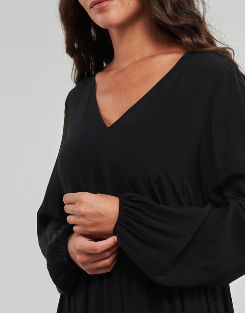 Vila - VIFINI L/S SHORT DRESS - Noir