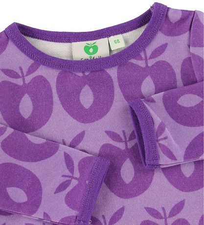 Sm?folk Bluse - Uld - Retro Apple - Viola