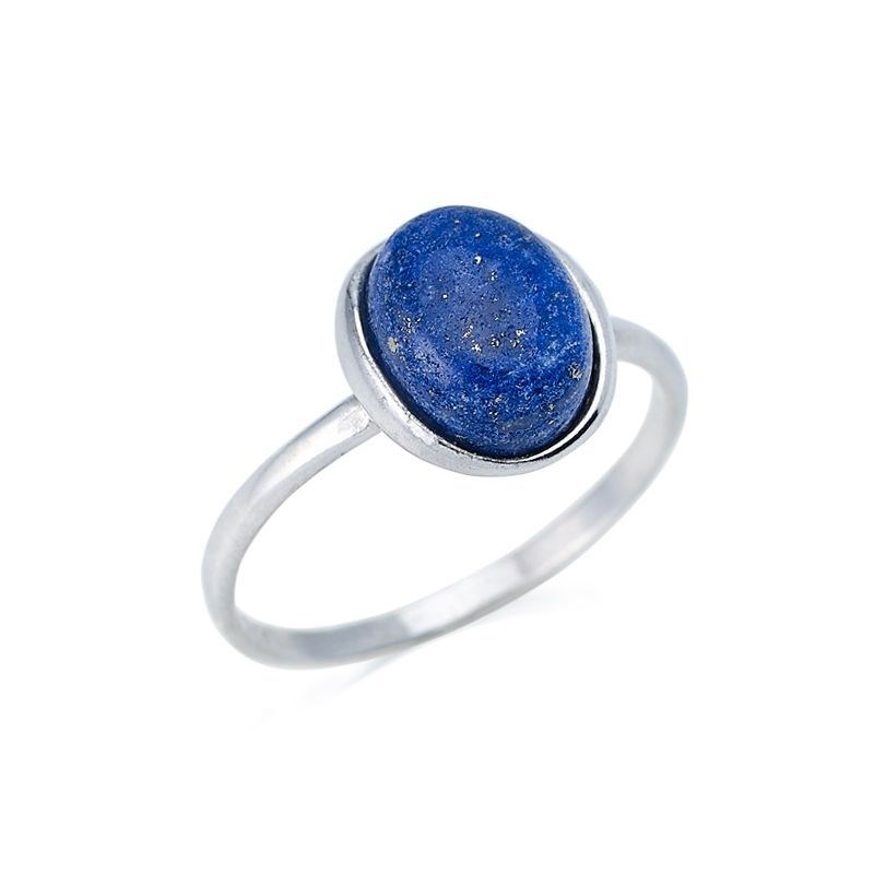 Bague argent 925 Lapis lazuli naturelle