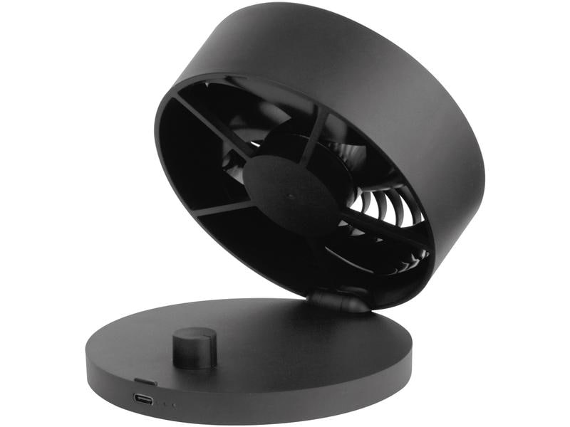 Arctic Cooling USB-Tischventilator Summair Plus Schwarz Zusammenklappbarer USB-Tischlüfter