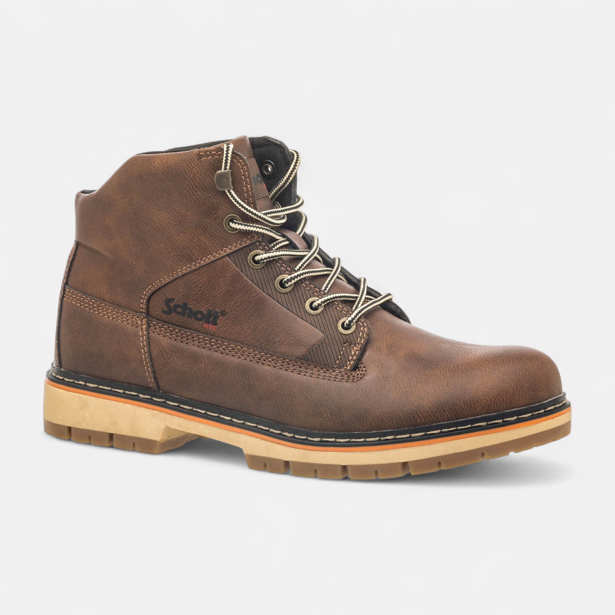 Baskets hautes Homme marron