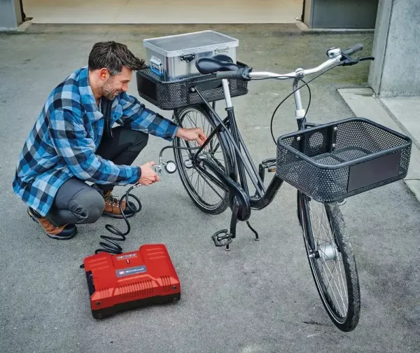 Einhell Einhell TE-AC 36/8 Li OF Set transportabel akku-kompressor 2x18 volt u/batteri og lader - SOLO