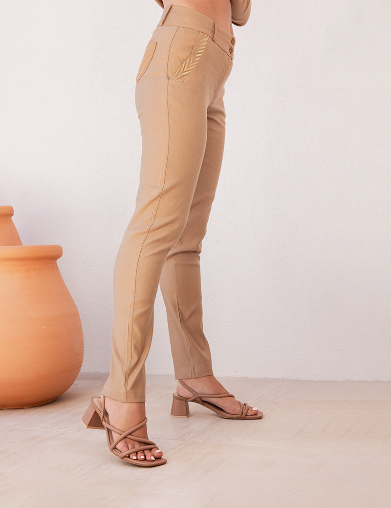 HBT CHRISTINA PANTALON CITY BISCUIT