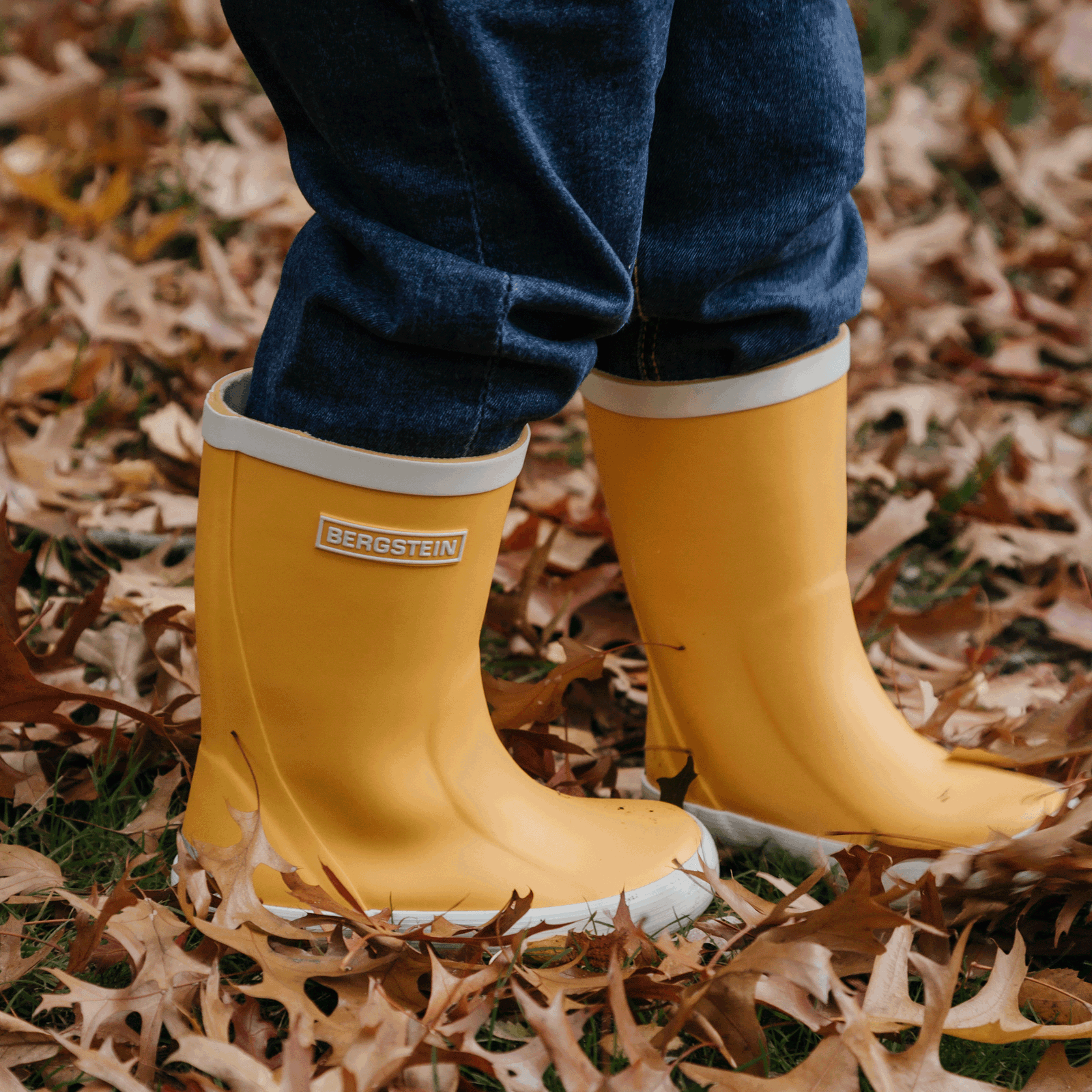 Bergstein regenlaars geel Rubber | Uni schoenen