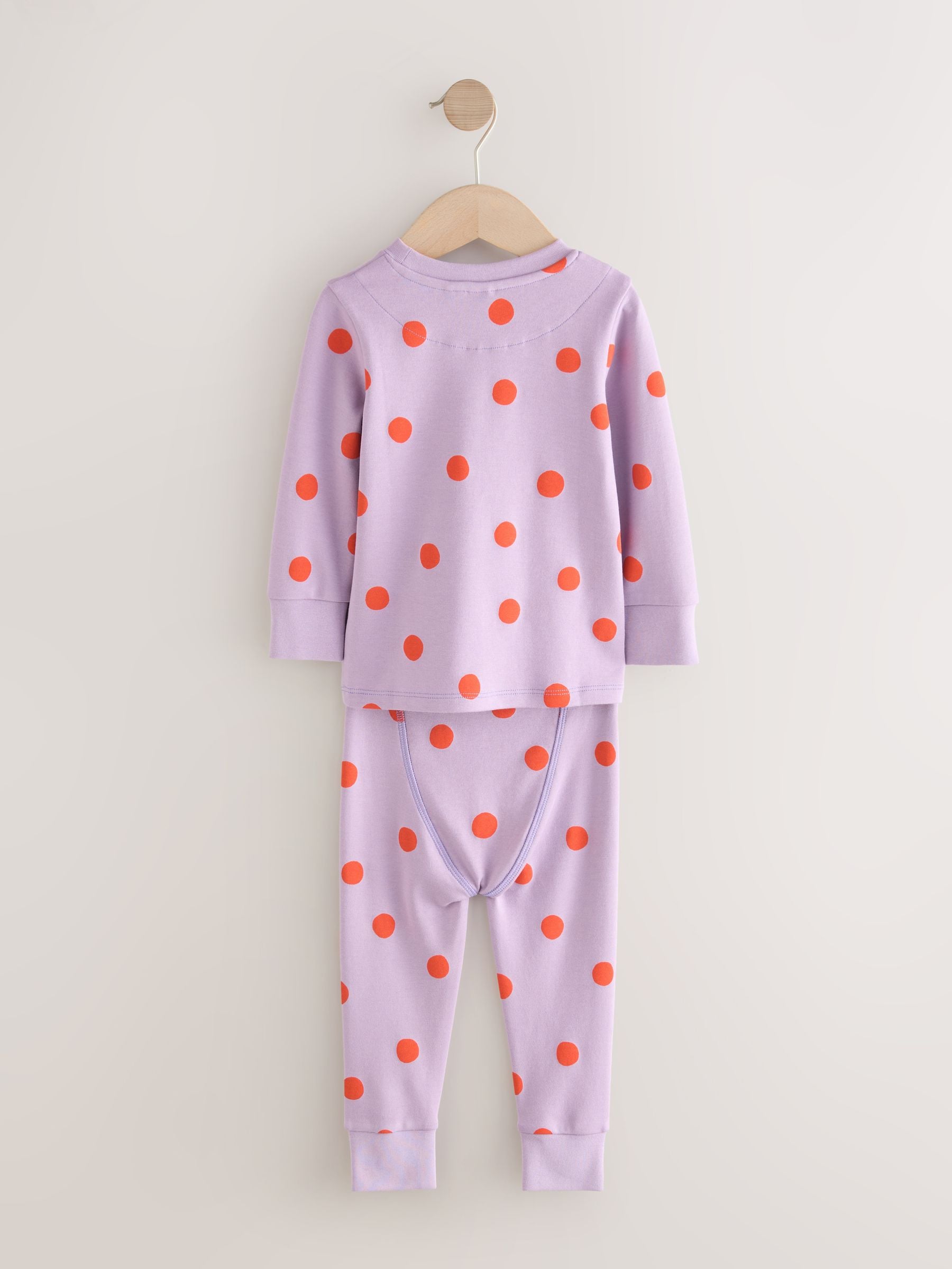 Rood/Roze Stampy-print - Verpakking van 3 knusse pyjama's (9 mnd-16 jr)