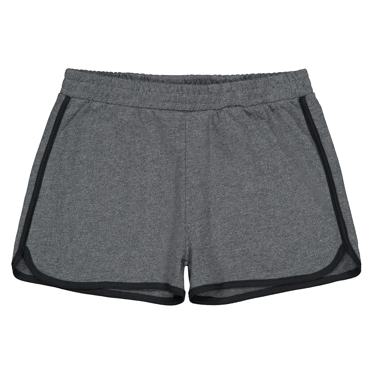 COLEÇÃO LA REDOUTE<br>Shorts de feltro com listras laterais