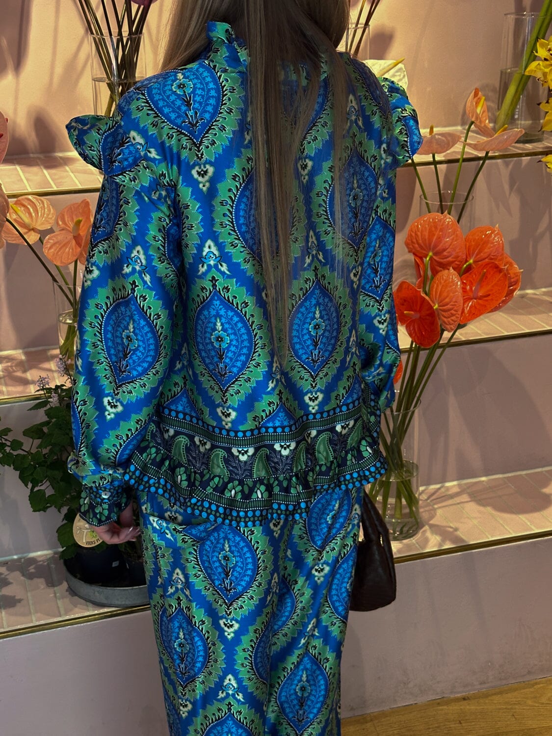 Noella Reno Blouse 1308 trisha blue print