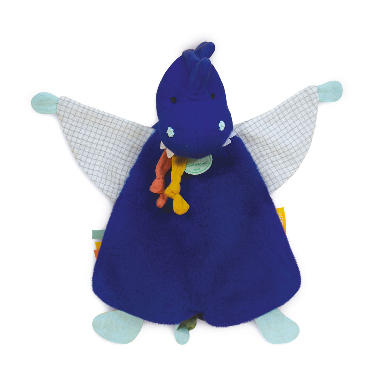 Doudou et Compagnie Pantin Sachou avec doudou bleu