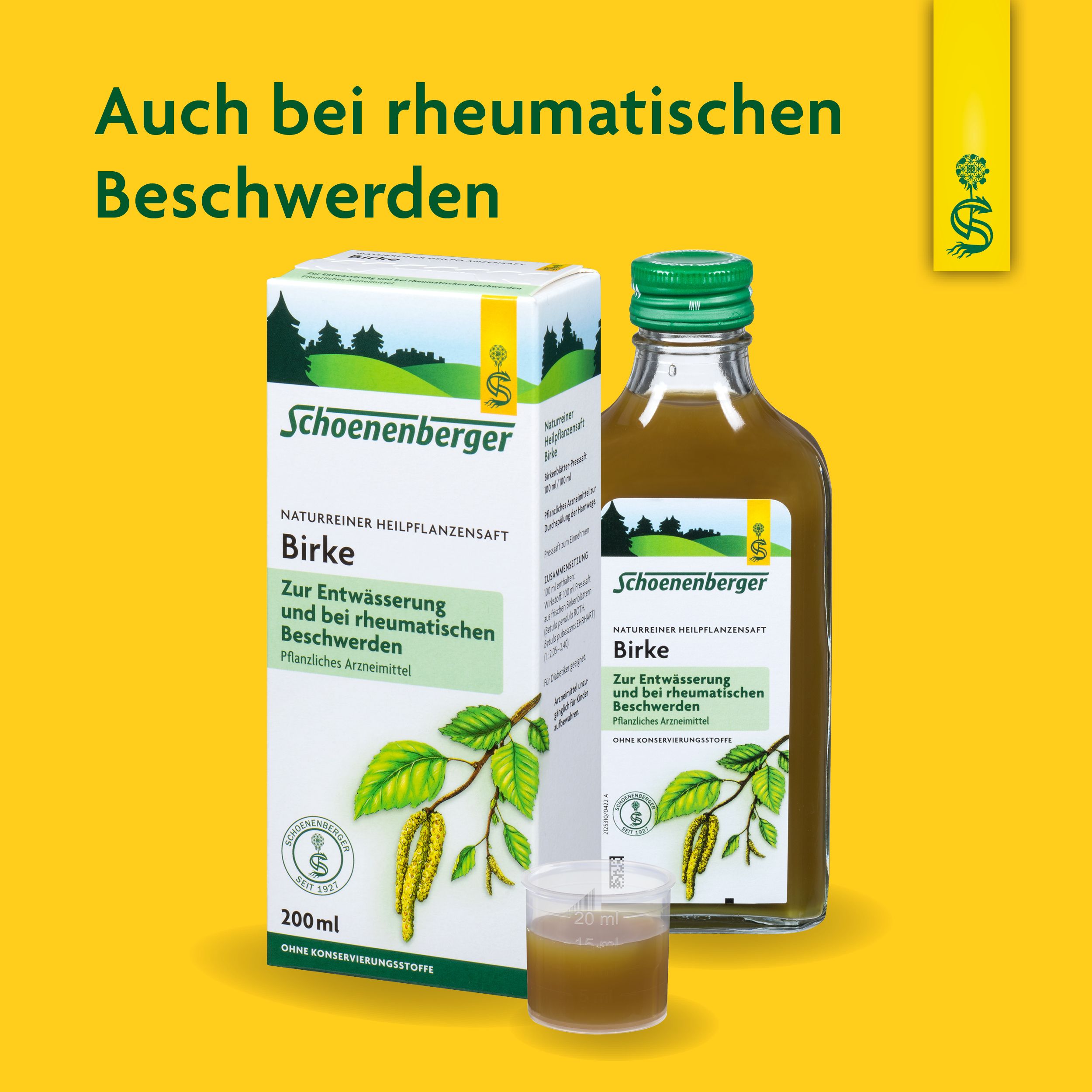 Schoenenberger® naturreiner Heilpflanzensaft Birke