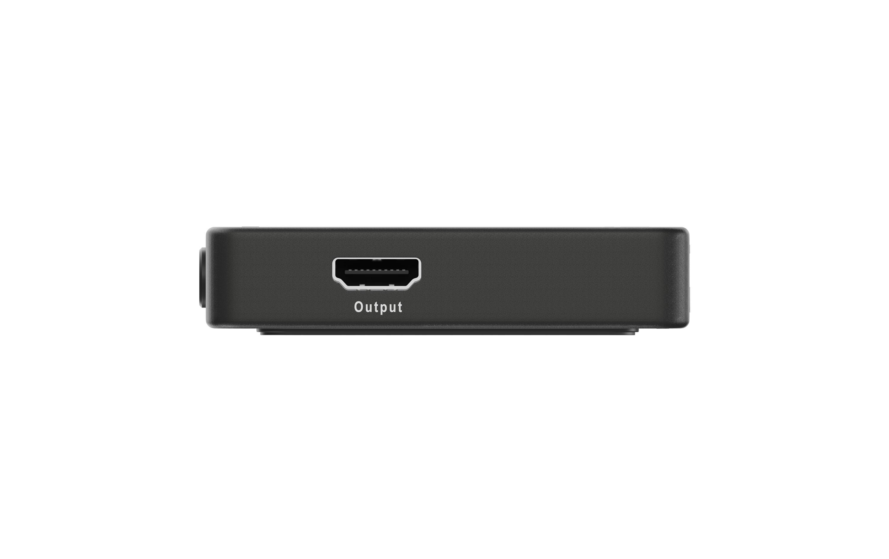HDMI-Umschalter Connect 740<br>Switch 8K 60 Hz, 4K 120 Hz, HDMI 2.1, 4 Eingänge / 1 Ausgang