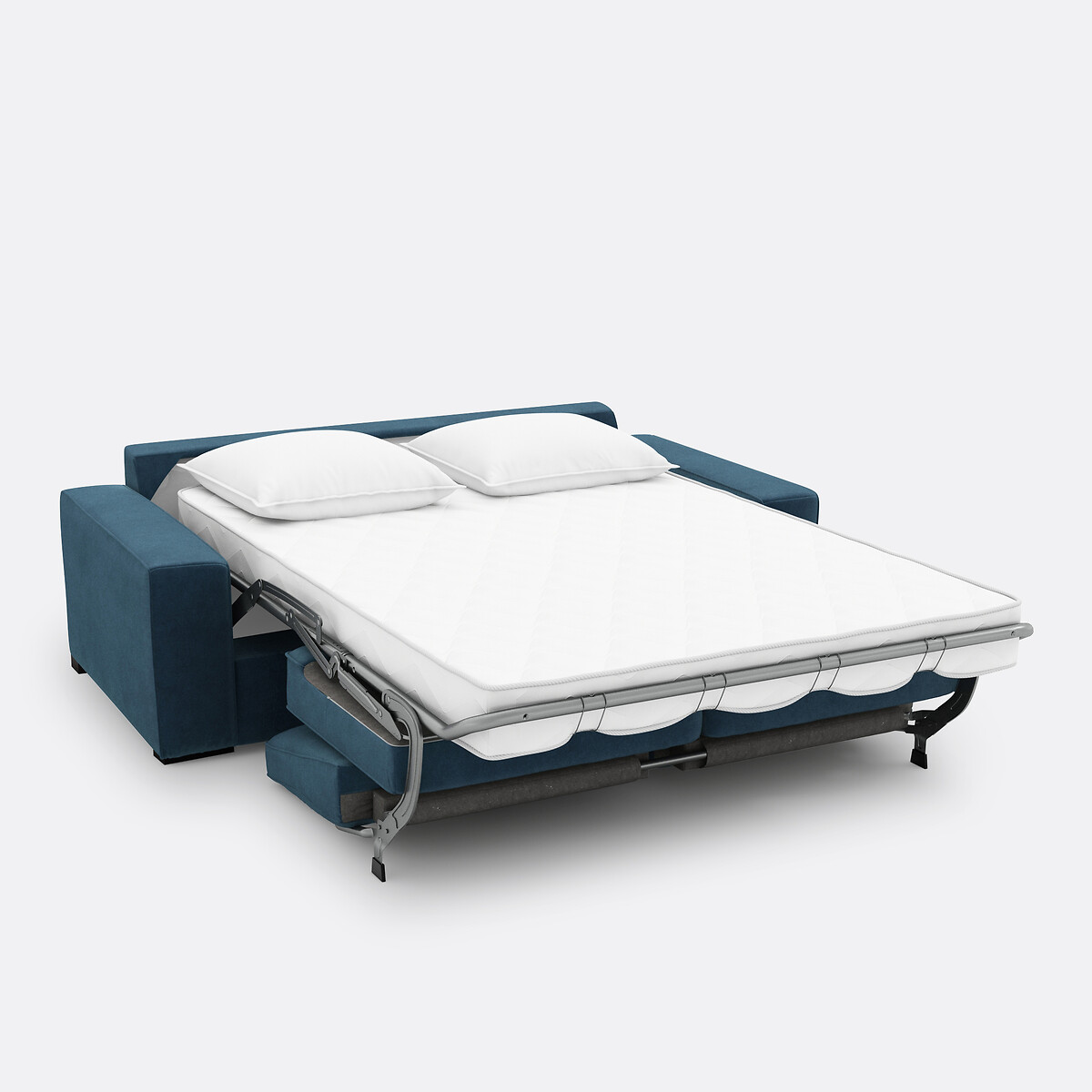 LA REDOUTE INTERIEURS<br>Sofá cama de veludo, espuma HR premium, Cecilia