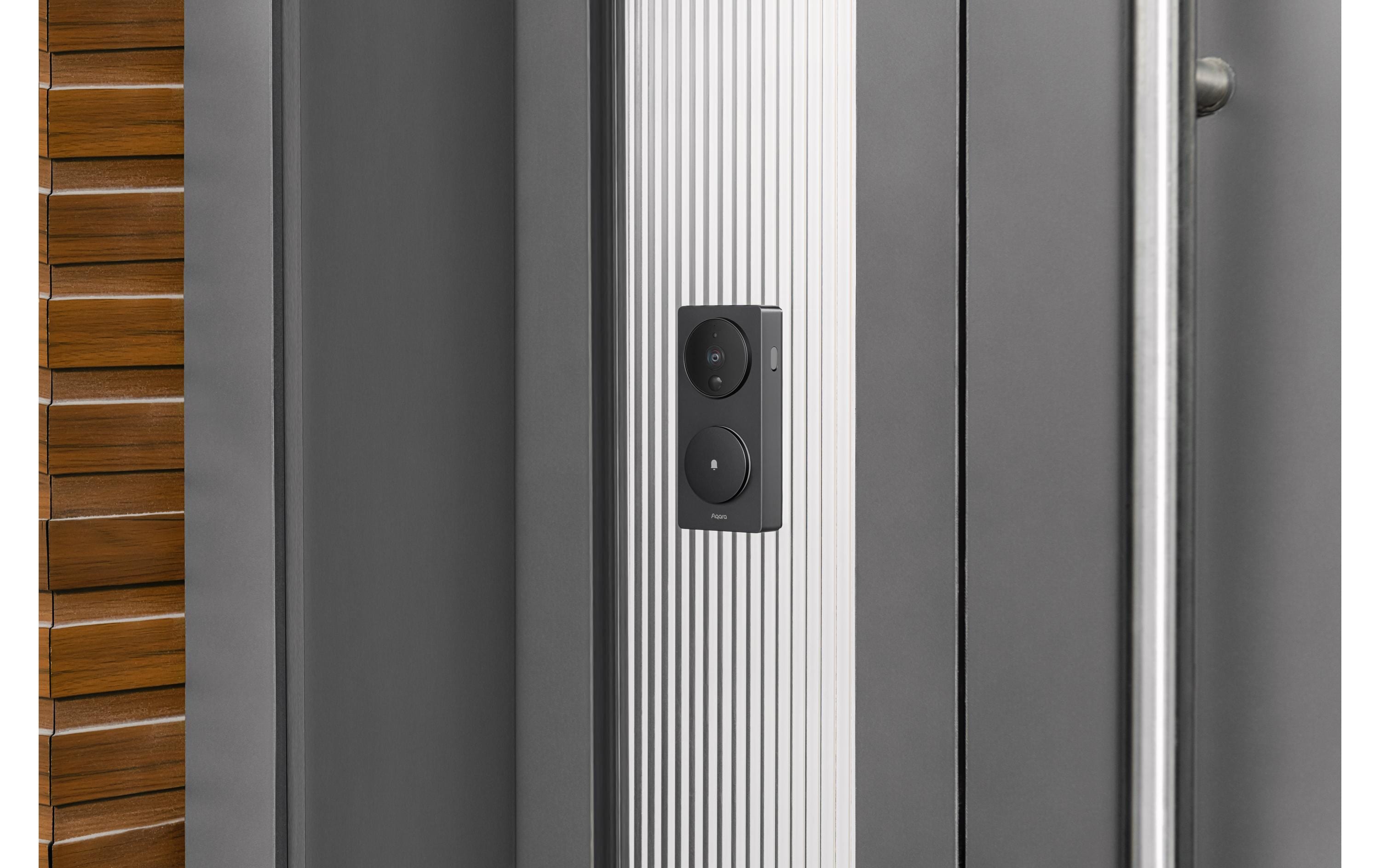 Intelligente Video-Türklingel G4 schwarz<br>Smarte Gegensprechanlage mit HD-Kamera